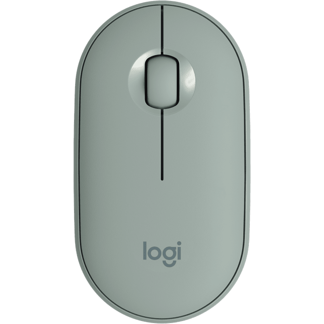 Mouse Wireless 910-005720 Pebble M350 Eucalipt