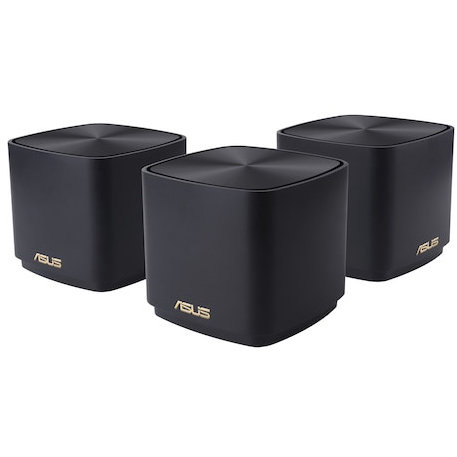 Set 3 Sisteme Wireless Mesh ZenWiFi Mini XD4 Black