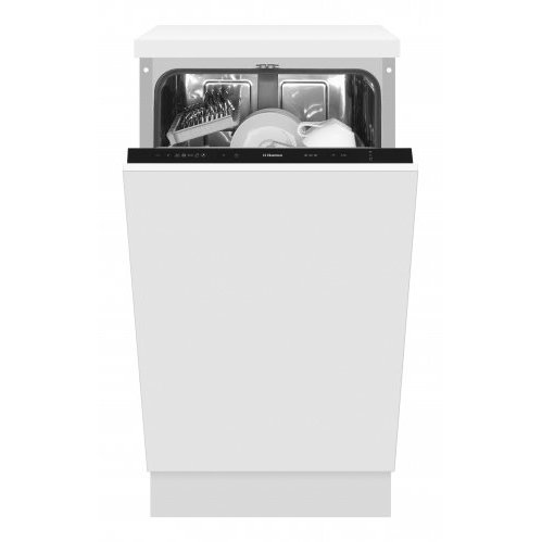 Mașina de Spălat Vase Incorporabila Hansa ZIM435H 9 Seturi 4 Programe 2 Sertare Clasa E 45cm Panou Control Negru