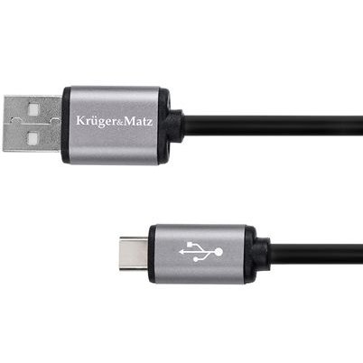 Cablu de date USB - USB-C 1m Negru