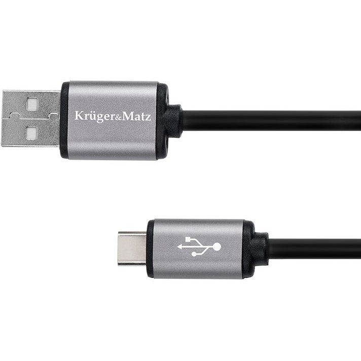 CABLU USB - USB TYPE C 1.8M BASIC Kruger&Matz K&M — imaginea 2