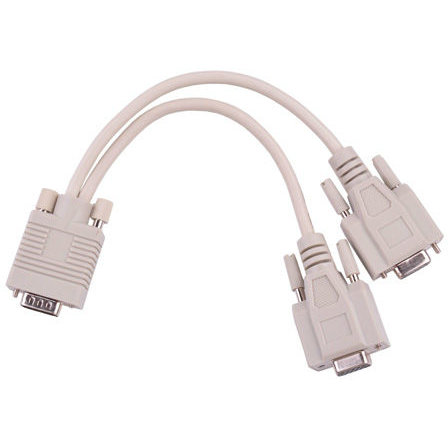 CABLU ADAPTOR VGA 15PINI TATA-2X 15PINI Generic MAMA