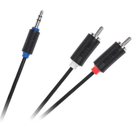 Cablu Audio Cabletech Jack 3.5mm - RCA 10m Black