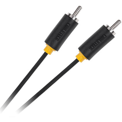 Cablu Audio Cabletech RCA - RCA 1m Black