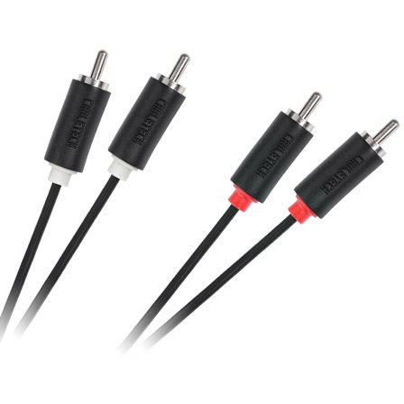 Cablu Audio Cabletech RCA - RCA 1m Black