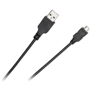 Cablu USB MicroUSB - USB 1m Black