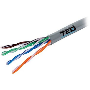 CABLU UTP CAT 5 CCA 0.5MM 305M TED ELECTRIC