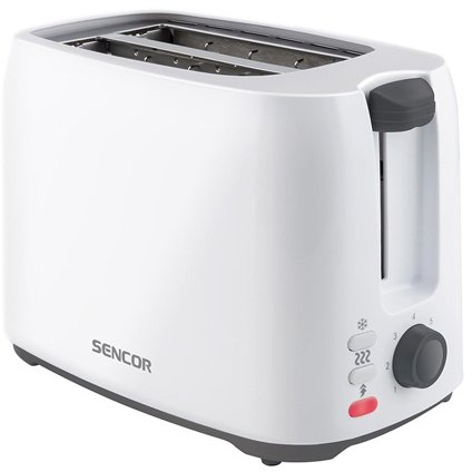 Prajitor de paine STS 2606WH 750W 2 Felii Reincalzire Dezghetare Alb