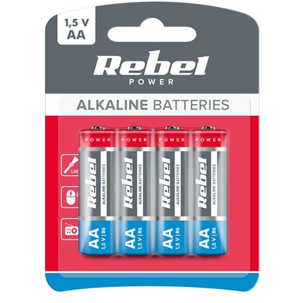 BATERIE ALCALINA AA 1.5V BLISTER 4 BUC
