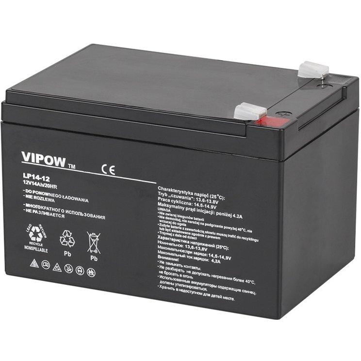 Acumulator Gel Plumb 12V 14AH Negru