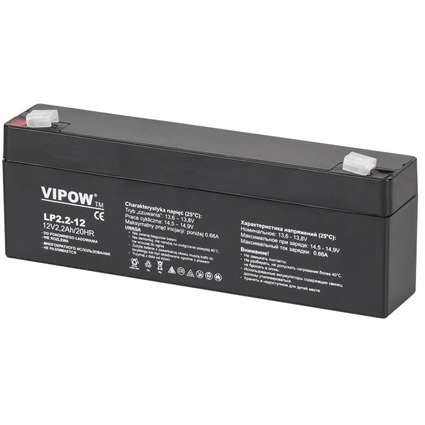 ACUMULATOR GEL PLUMB 12V Vipow 2.2AH