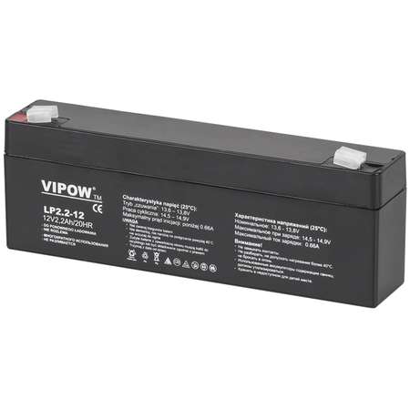 ACUMULATOR GEL PLUMB 12V Vipow 2.2AH
