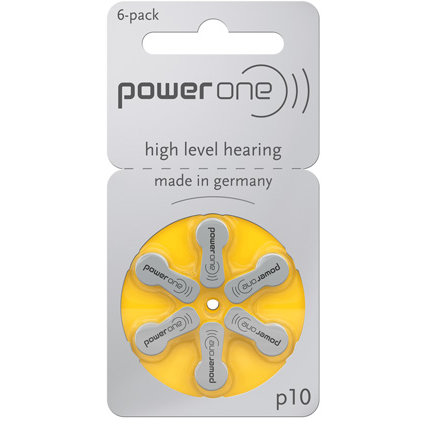 SET BATERII AUDITIVE POWER ONE  P10 BL 6BUC