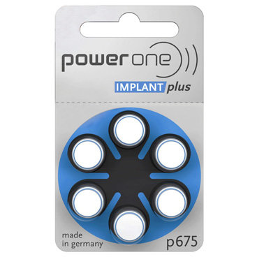 SET BATERII AUDITIVE POWER ONE IMPLANT