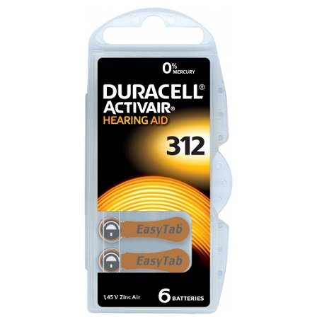 BATERIE AUDITIVA  312 BLISTER 6 BUC