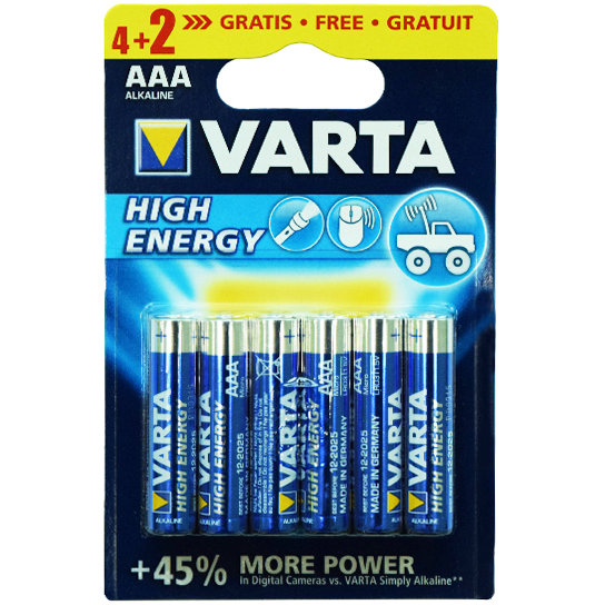 Baterie Varta LR03 — imaginea 2
