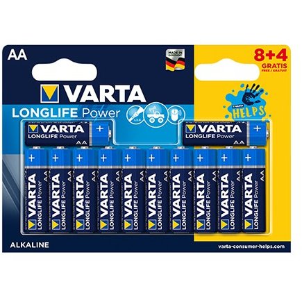 BATERIE ALCALINA LR06 BLISTER 12BUC VARTA