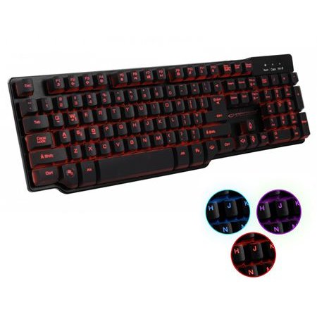 Tastatura TASTATURA GAMING ILUMINATA HUNTER