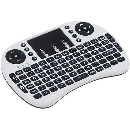 Tastatura Wireless Dedicata Android Smart Alb/Negru