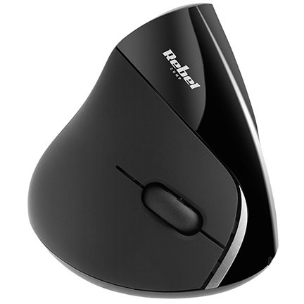 Mouse Vertical KOM1007 Wireless 1600DPI Negru