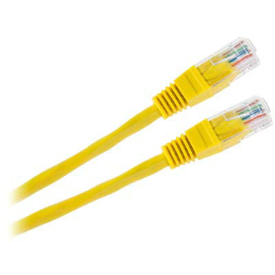 PATCHCORD UTP CCA GALBEN 0.51M