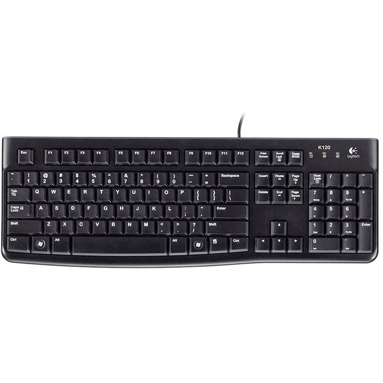 Tastatura Standard K120 cu Fir USB Negru