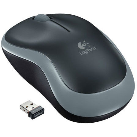 Mouse Optic M185 1000DPI Negru/Gri