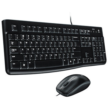 Kit Tastatura si Mouse cu Fir MK120 Negru