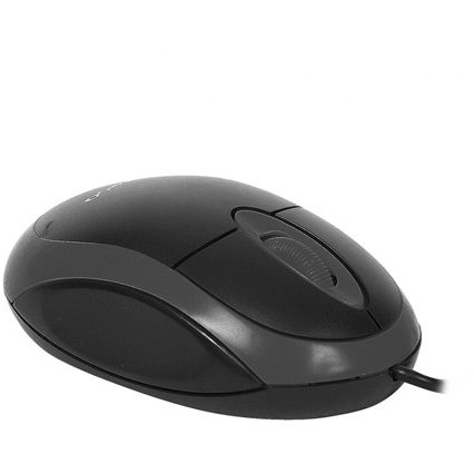 Mouse Optic cu Fir OM06 1200DPI Negru/Gri