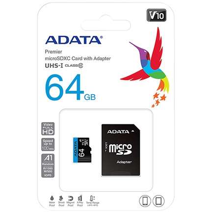 Card ADATA MICRO SDXC CLASA 10 64GB