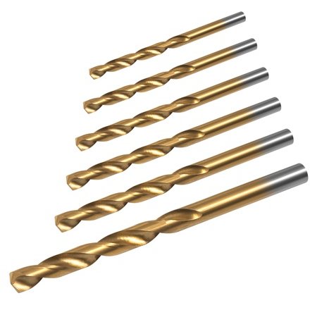 SET 6 BURGHIE METAL HSS 2-8MM