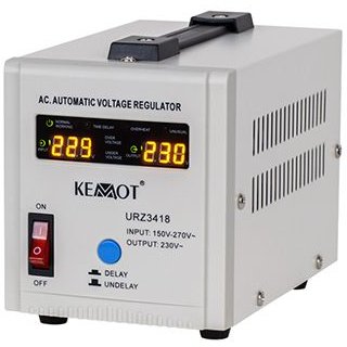 Stabilizator de Tensiune URZ3418 Putere 500VA/ 300W 2 x Schuko Gri