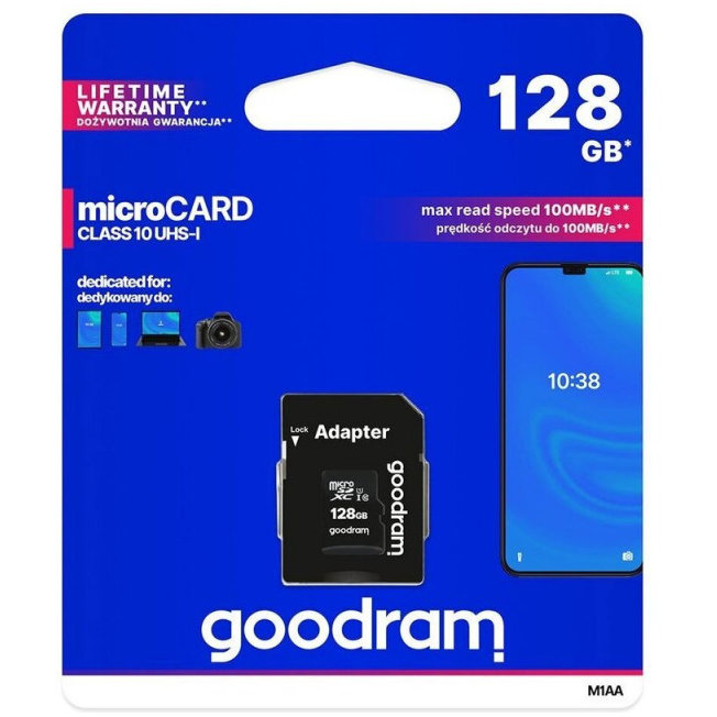 Card de memorie 128GB MicroSD Clasa 10 UHS-I