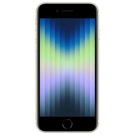 Telefon mobil Apple iPhone SE3 64GB Dual Sim Starlight ITGalaxy.ro