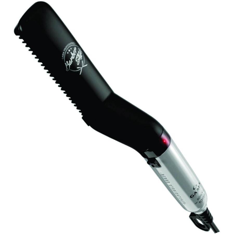 Placa cu perie pentru indreptat barba GIB4005 20mm Black Grey