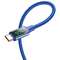 Cablu de date Borofone BU32 Exclusive Type-C la Type-C 1.2m Blue