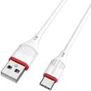 Cablu de date Borofone BX17 Enjoy USB la Type-C 1m White