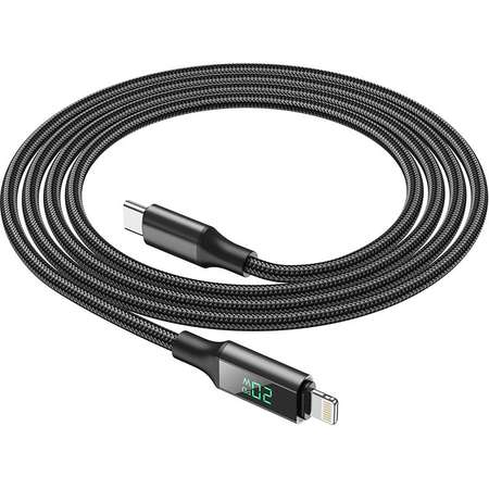 Cablu de date Borofone BU32 Exclusive Type-C la Lightning 1.2m Black