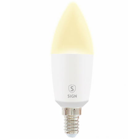 Bec LED SiGN SNSM-E14WHITE Smart Home Dimmable E14 5W Alb