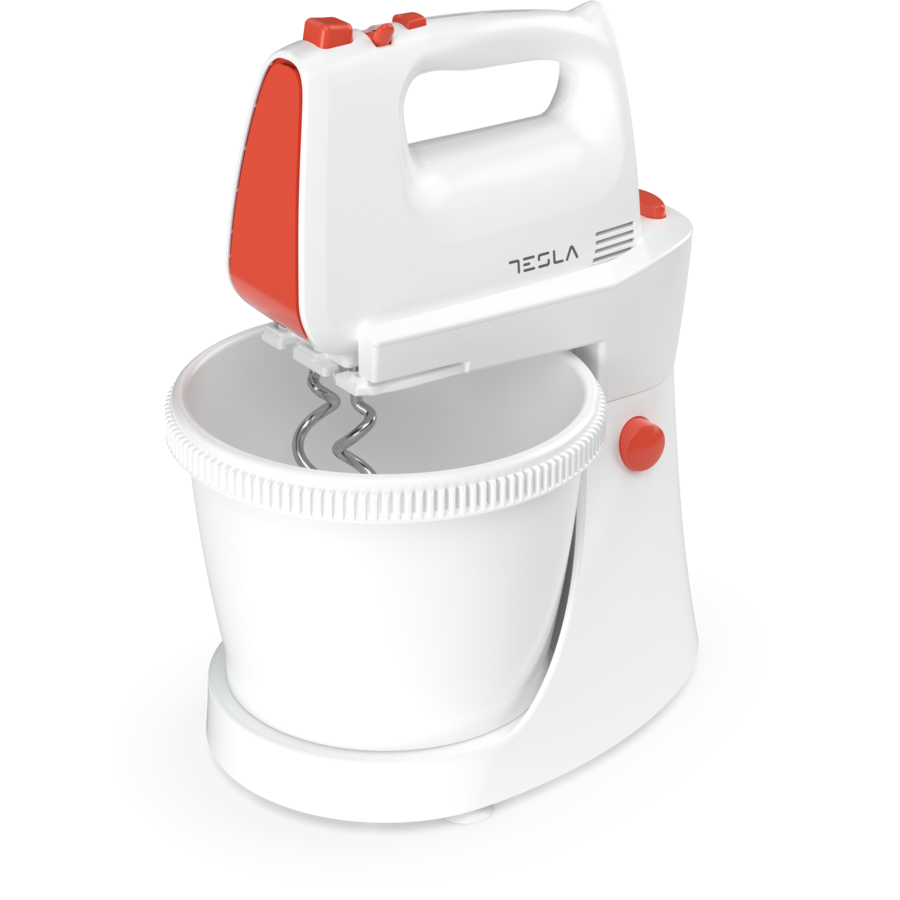 Mixer cu bol MX501WRB 5 viteze 500W Alb