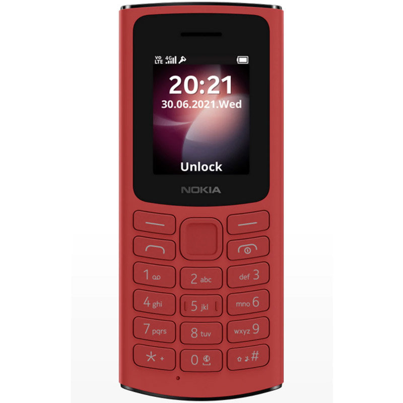 Telefon mobil 105 Dual SIM 4G Red