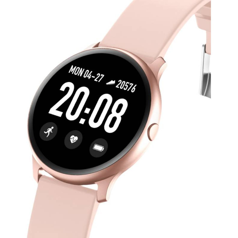 Smartwatch MaxCom Brățară Silicon Roz — imaginea 3