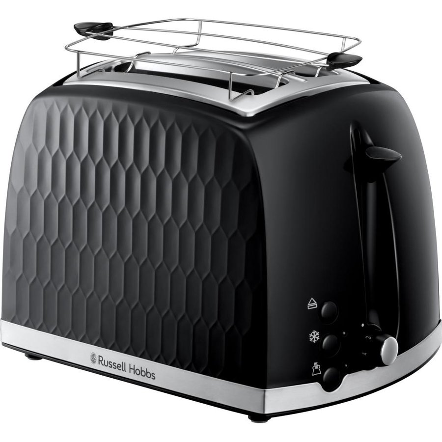 Prajitor de paine Honeycomb 26061-56 2 felii 850W Black Inox