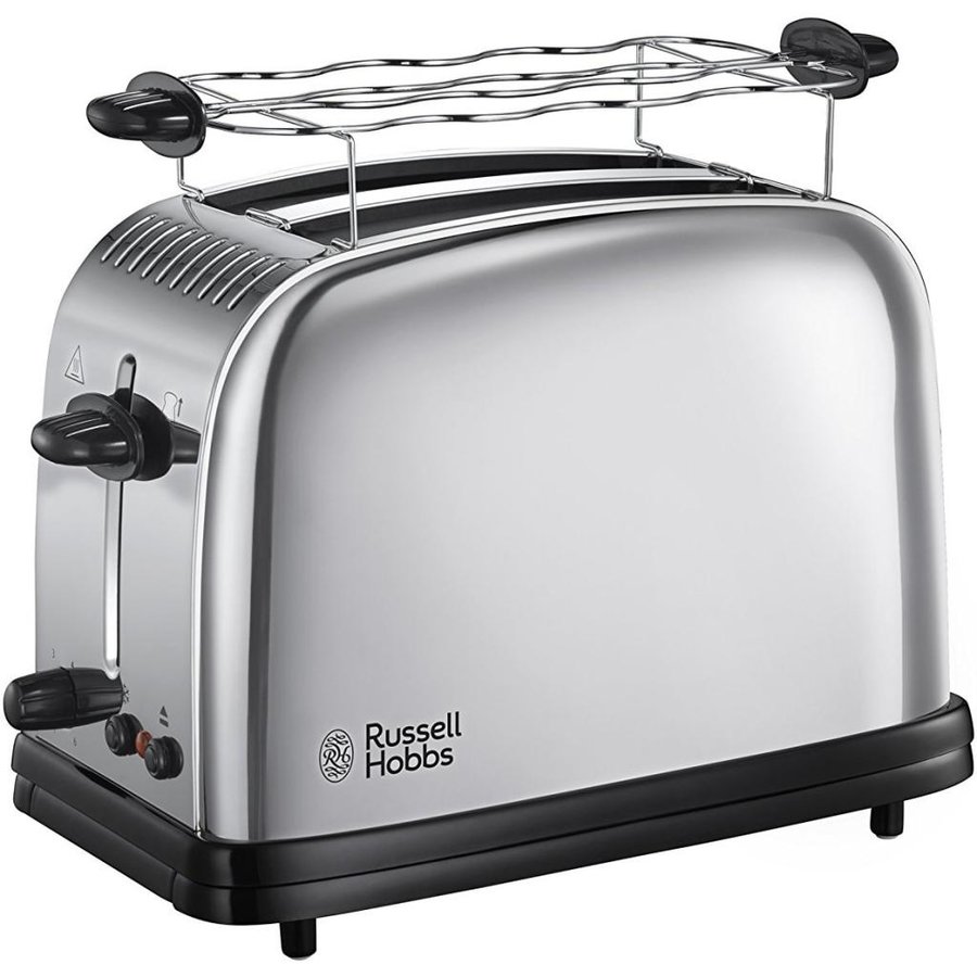 Prajitor de Paine Chester 23310-56 2 Felii 6 Trepte de Rumenire 1670W Inox