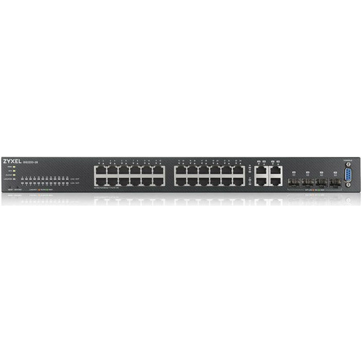 Switch GS2220 Rackmount Gigabit Managed 24x RJ-45 4x RJ-45/SFP