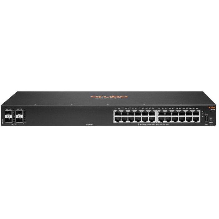 Switch Aruba 6000 Series Rackmount Gigabit Managed 24x RJ-45 4x SFP