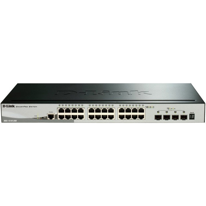 Switch DGS-1510 Rackmount Gigabit Smart Stack Switch 24x RJ-45 4x SFP+