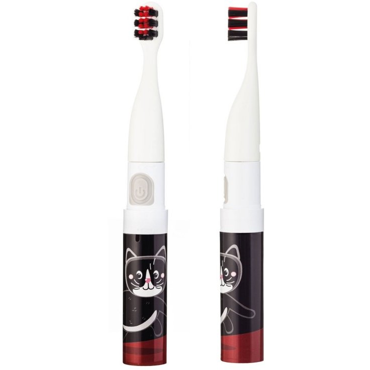 Periuta de dinti electrica Vitammy Smile pentru copii 3 ani+ cutie travel Animatie Pisoi — imaginea 3