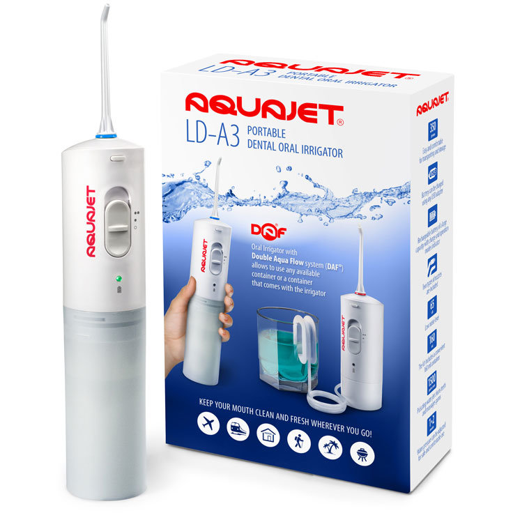 Irigator bucal pentru adulți Little Doctor Aquajet LD A3 Profesional 1500 impulsuri/min