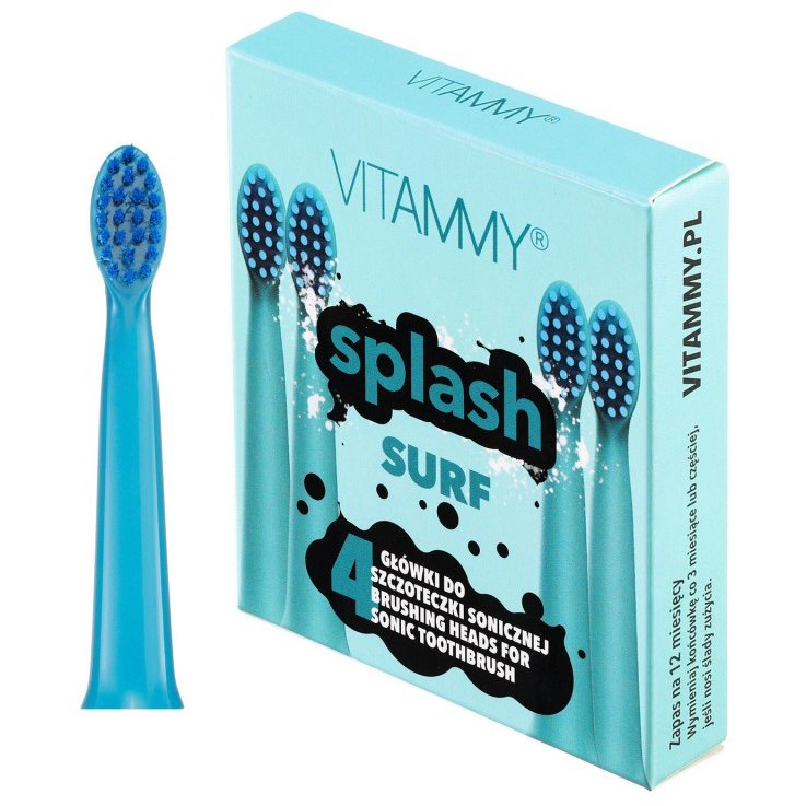 Set 4 rezerve periuta de dinti Splash TH1811-4 Surf